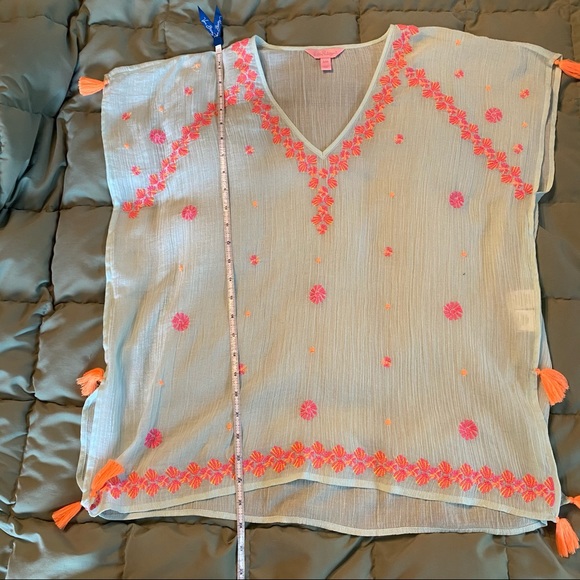 Lilly Pulitzer Sydney Caftan in Pool Blue - Picture 8 of 11